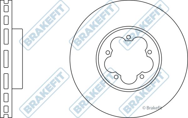 APEC BRAKING Тормозной диск SDK6735